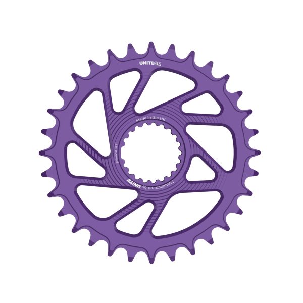 Unite Zębatka Shimano Round Chainring - Bright Purple fioletowa
