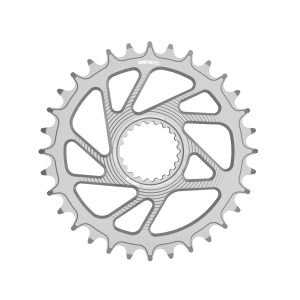 Unite Zębatka Shimano Round Chainring - Crushed Silver srebrna