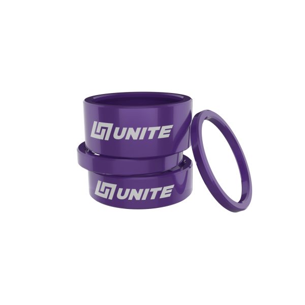 Unite Dystanse do mostka Stem Spacer - Bright Purple fioletowe